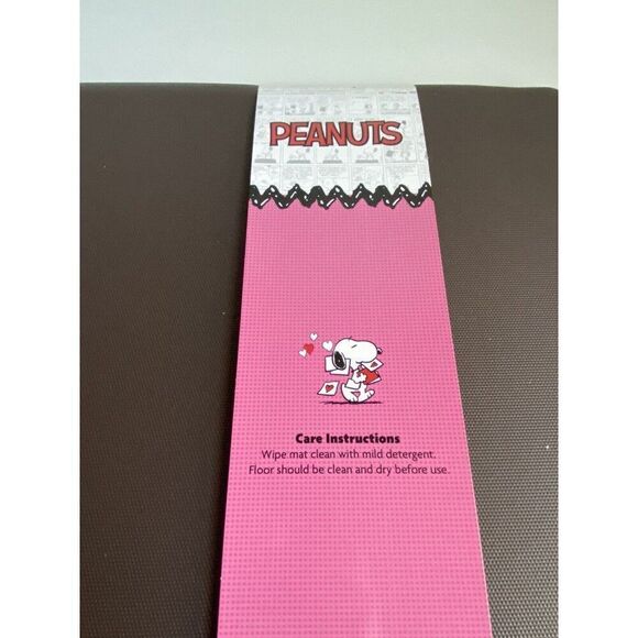 Peanuts Snoopy Valentine Hearts Anti Fatigue Kitchen Mat 18 X 30” Pink Red NEW - Picture 10 of 12